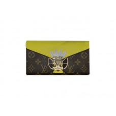 Peněženka Louis Vuitton Monogram Tribal Mask Sarah žlutá