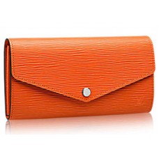 Kožená peněženka Louis Vuitton Sarah z epi kůže, chilli červená