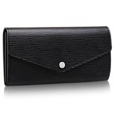 Kožená peněženka Louis Vuitton Sarah Epi Černá
