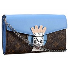 Peněženka Louis Vuitton Monogram Tribal Mask Chain Blue
