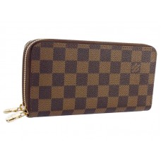 Peněženka Louis Vuitton Damier Ebene s dvojitým zipem