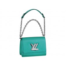 Kabelka Louis Vuitton Epi Leather Twist Mm Turquoise