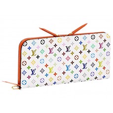 Vícebarevná neobvyklá peněženka Louis Vuitton oranžová