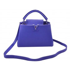 Kabelka Louis Vuitton Capucines Bb fialová