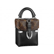 Plátěný box na fotoaparát Louis Vuitton Monogram, černý