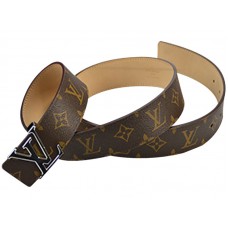 Monogram Louis Vuitton plátno Louis Vuitton Initiales 40 mm stříbrná