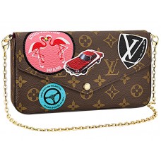 Monogram Louis Vuitton Canvas Pochette Felicie