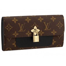 Plátěná peněženka Louis Vuitton s květinovým vzorem a monogramem Nior m62577
