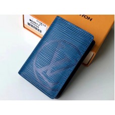 Louis Vuitton Epi Leather Pocket Organizer Blue Azur m63517