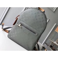 Plátěný batoh Louis Vuitton Monogram Titanium PM m43882
