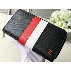 Kožená peněženka Louis Vuitton Epi Zippy černá m62983