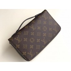 Plátěná peněženka Louis Vuitton Monogram Macassar Zippy XL m61506