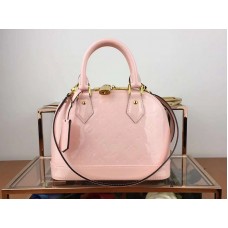 Louis Vuitton Monogram Vernis Alma BB Rose Ballerina m91607