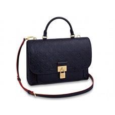 Louis Vuitton Monogram Empreinte Kůže Marignan Modrá Červená m44545