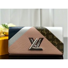 Kožená peněženka Louis Vuitton Epi Twist Blanc Rose m60996
