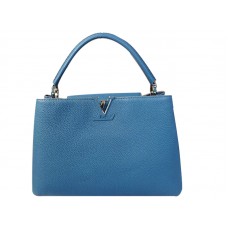 Kabelka Louis Vuitton Capucines Mm modrá